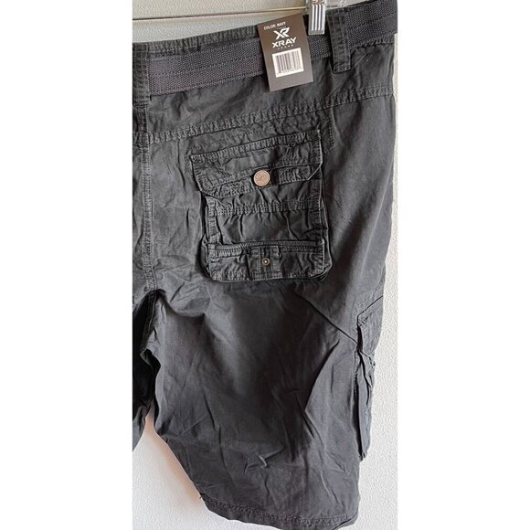 X RAY Mens Navy Blue Knee Length Cargo Shorts 12.5" Inseam Waist 40 NEW - Picture 6 of 15